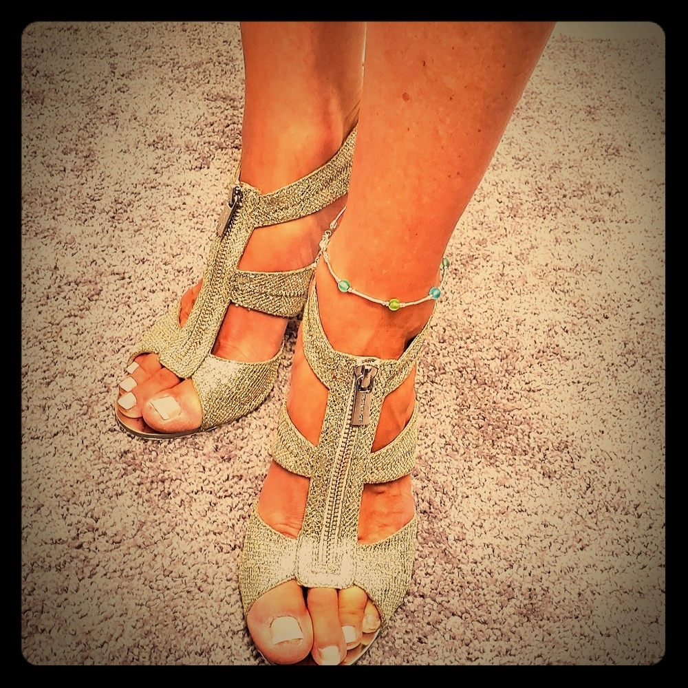 Michael Kors Silver Heels